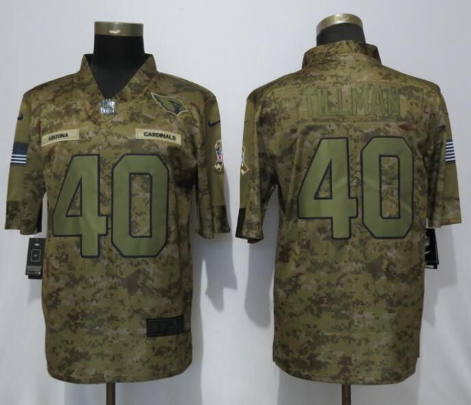 Men Arizona Cardinals #40 Tillman Nike Camo Salute to Service Limited NFL Jerseys->seattle seahawks->NFL Jersey
